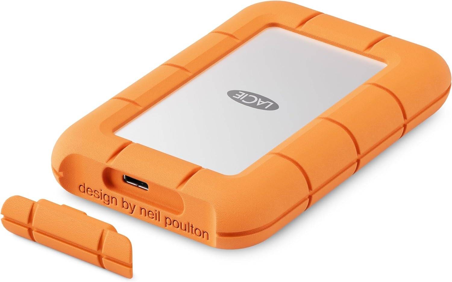 LaCie STMF500400 externe solide-state drive 500 GB USB Type-C USB 3.2 Gen 2x2 Grijs, Oranje