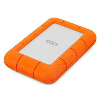 LaCie Rugged Mini externe harde schijf 2 TB 5400 RPM Micro-USB B 3.2 Gen 1 (3.1 Gen 1) Oranje, Zilver
