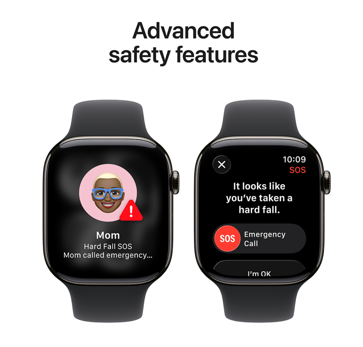 Apple Watch 11 Wifi + 5G - 42mm Slate Titanium Case with Black Sport Band - S/M