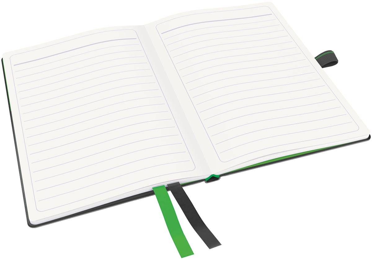 Leitz Complete notitieboek, ft A6, harde kaft, gelijnd, zwart