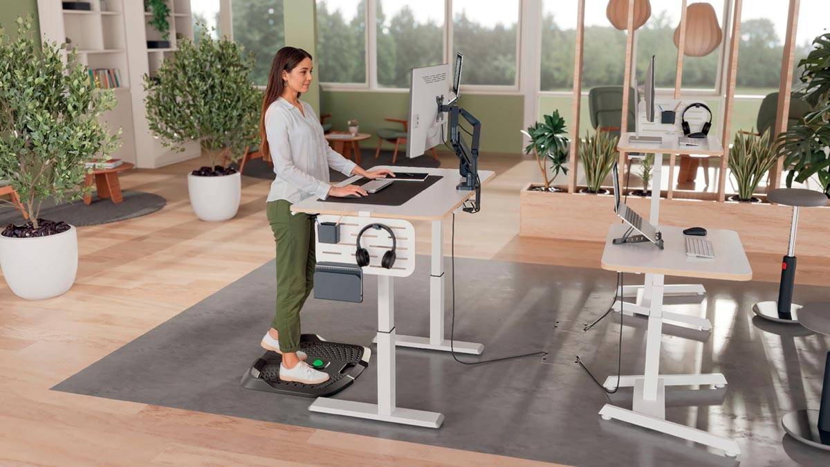 Leitz Ergo Active anti-vermoeidheidsmat, zwart