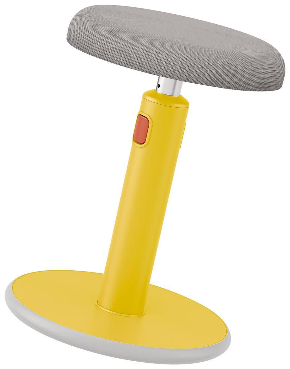 Leitz Ergo Cosy actieve Zit/Sta kruk, geel
