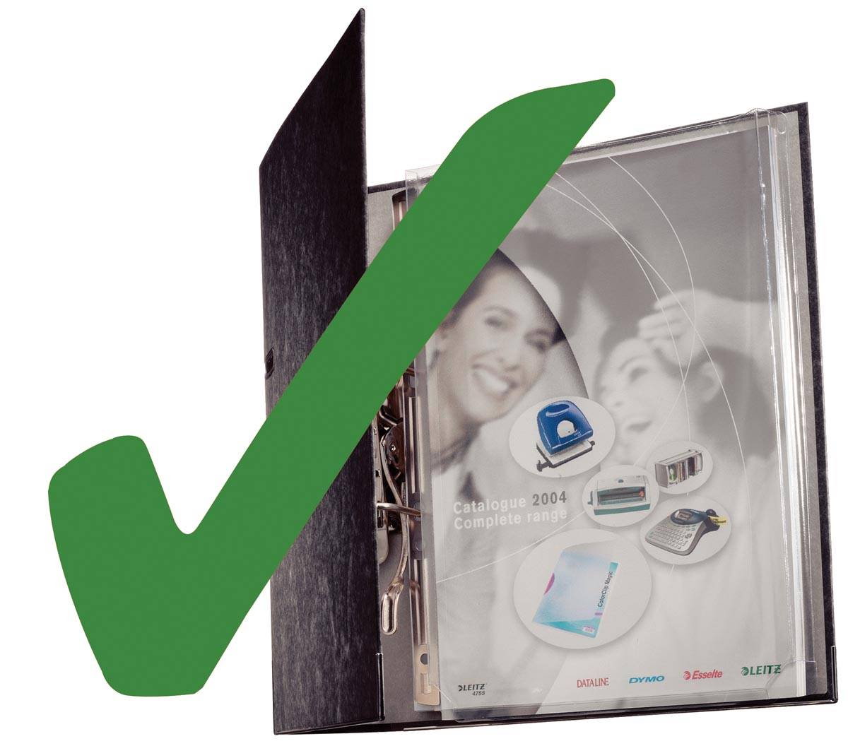 Leitz harmonica showtas met metalen boord, pak van 3 stuks