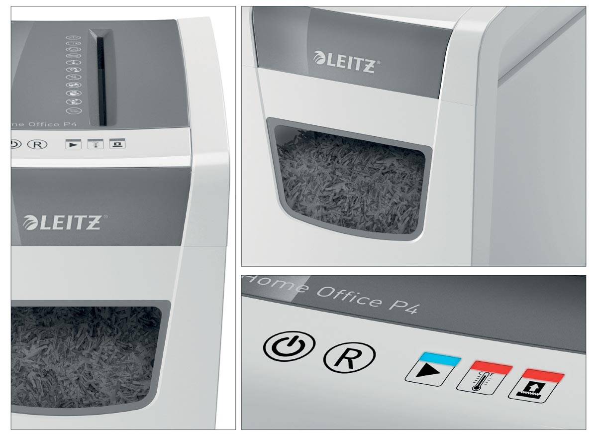 Leitz IQ Slim Home Office Papiervernietiger P4
