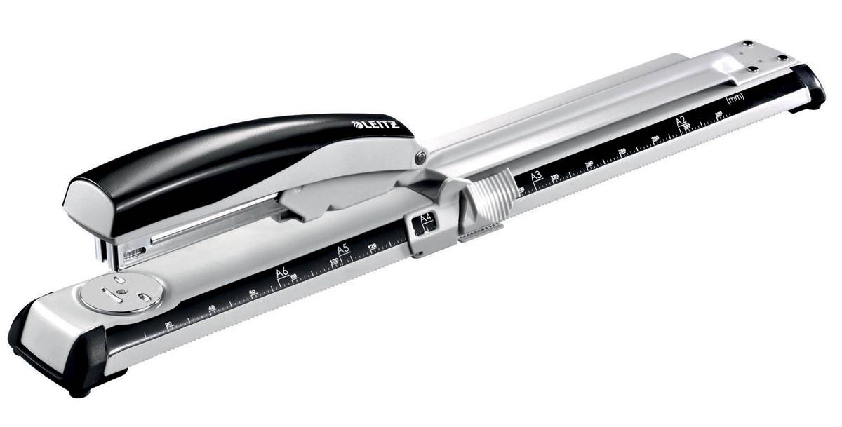 Leitz NeXXt metalen langarm nietmachine 40 vel zwart