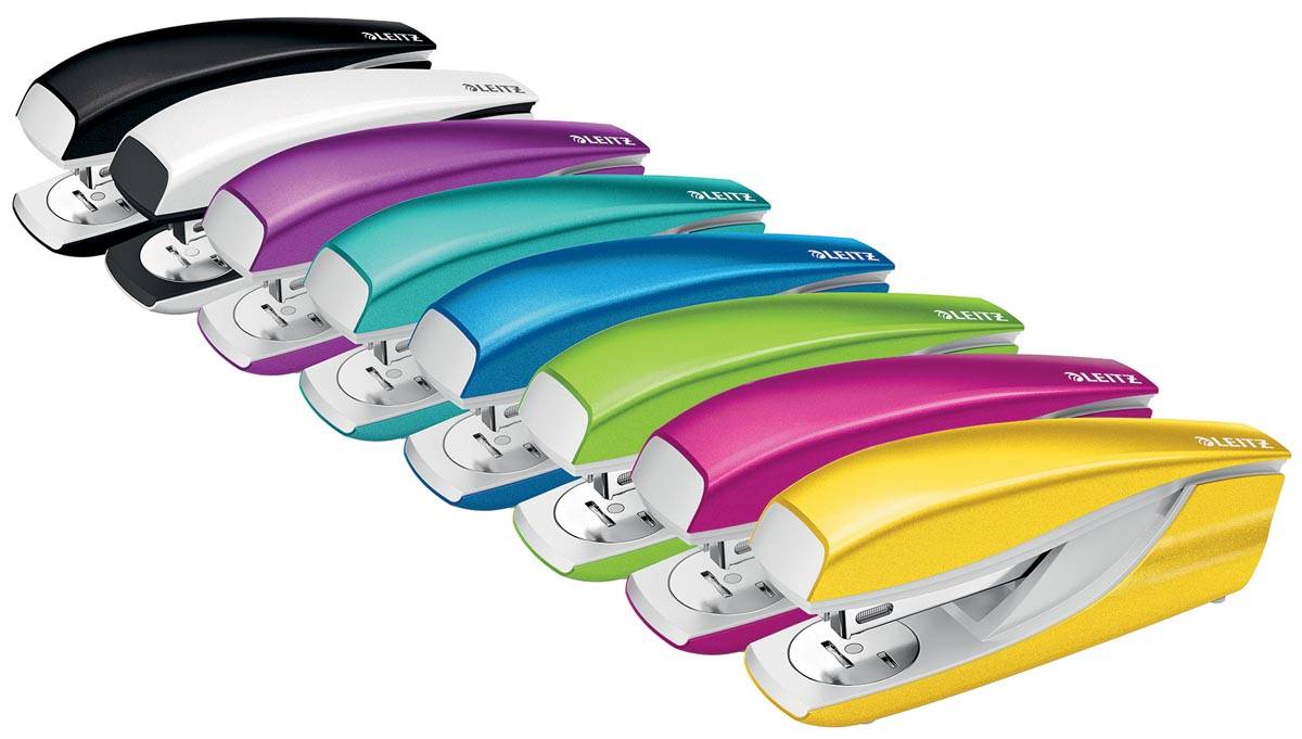 Leitz NeXXt WOW 5502 nietmachine, groen, op blister