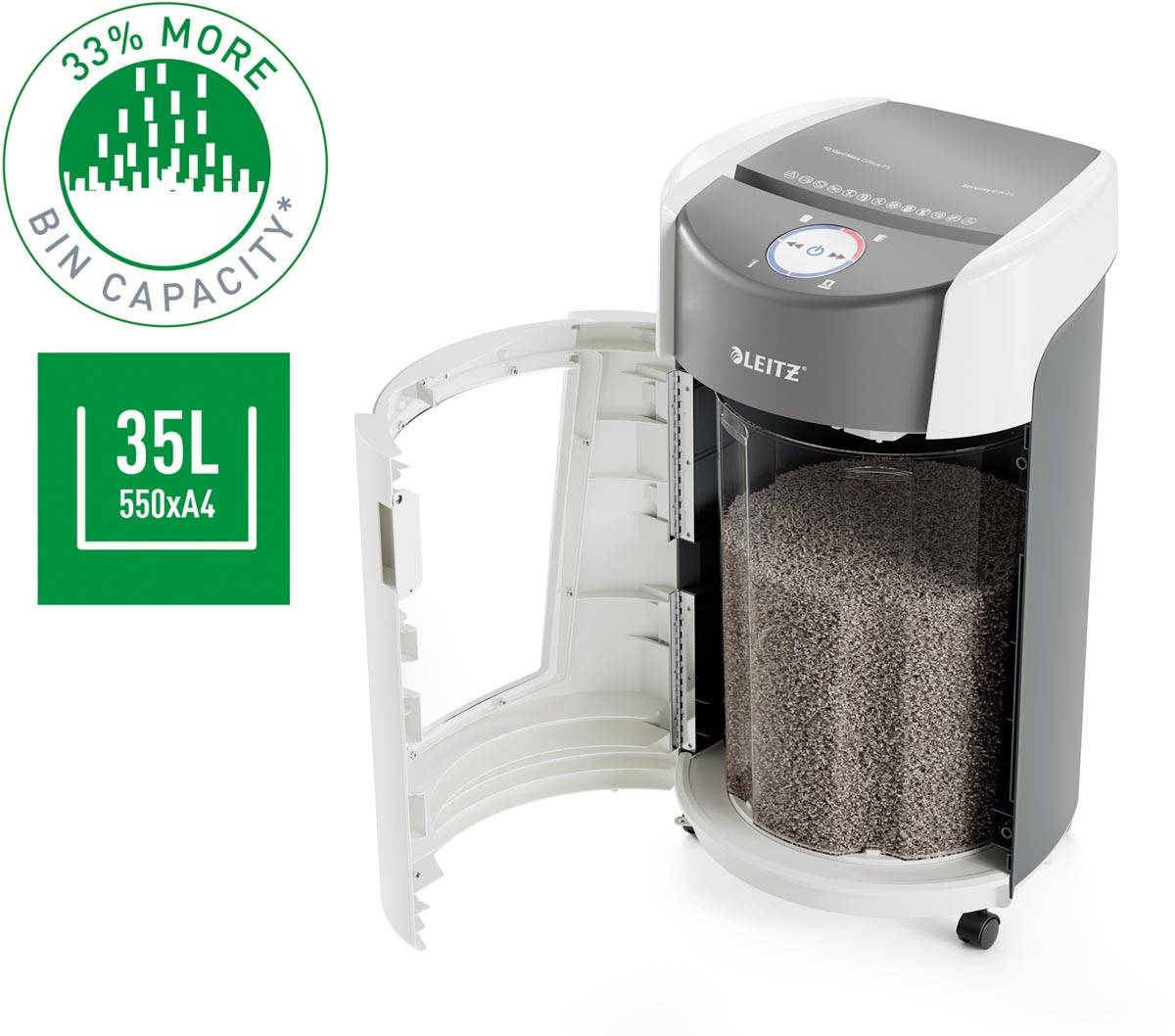 Leitz OptiMax Office papiervernietiger P5