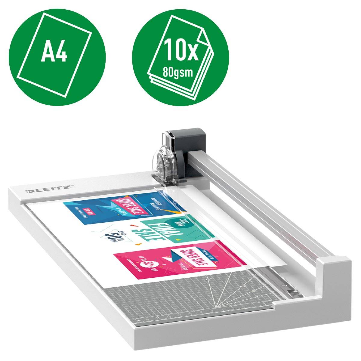 Leitz Precision rolsnijmachine Home Office, ft A4