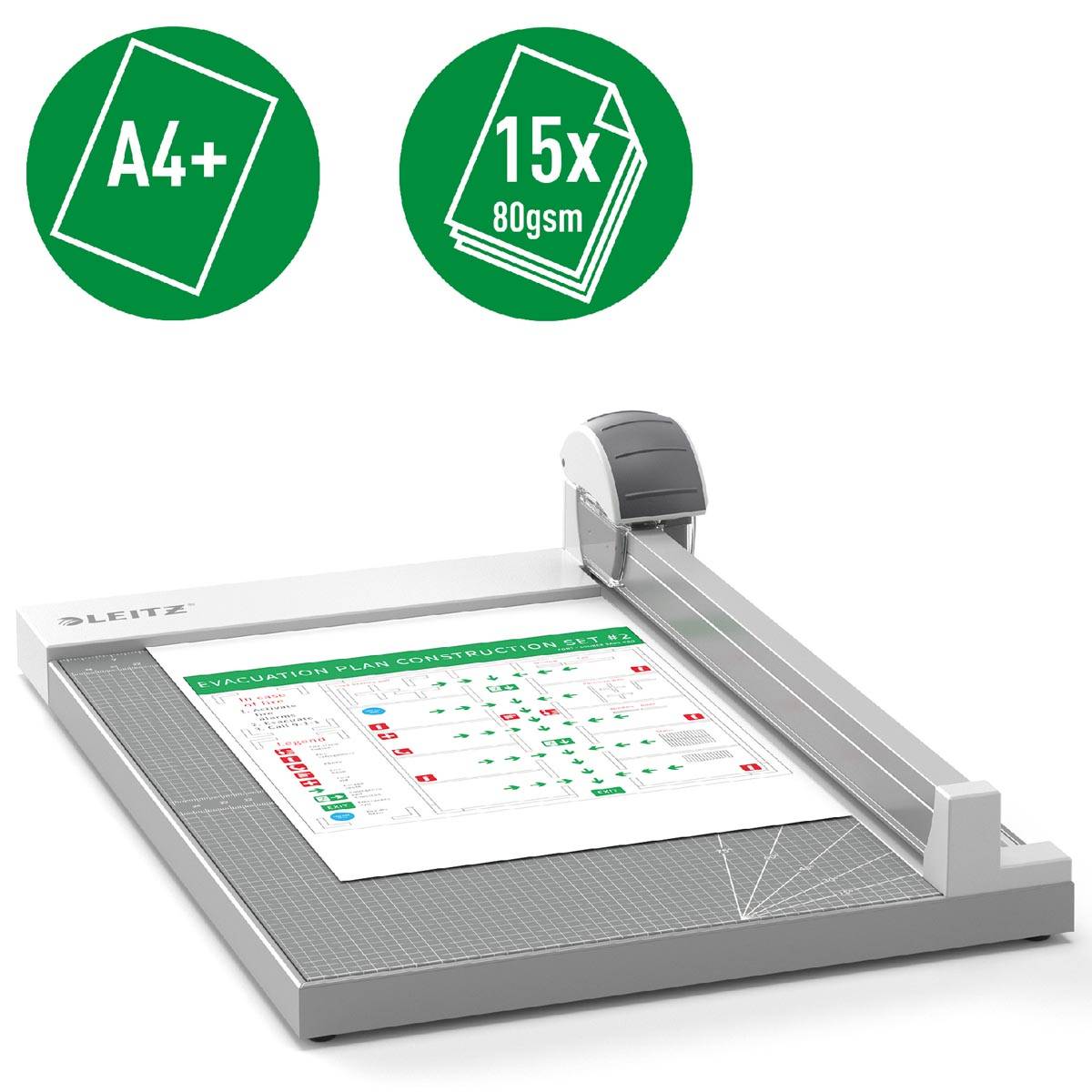 Leitz Precision rolsnijmachine Office, ft A4+