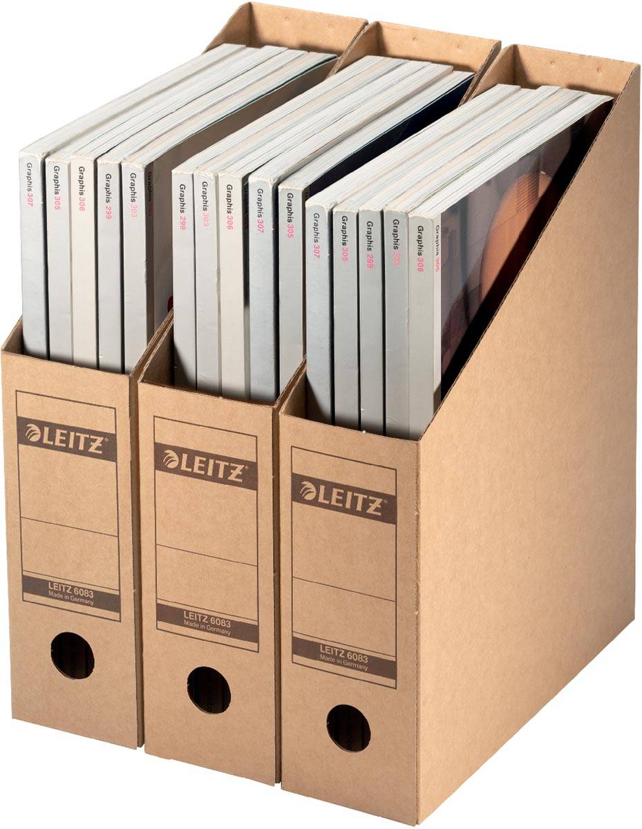 Leitz Premium tijdschrifthouder, bruin