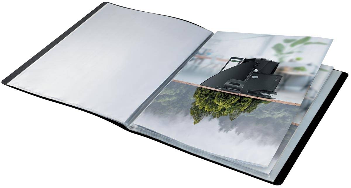 Leitz Recycle showalbum, ft A4, 20 hoezen, zwart