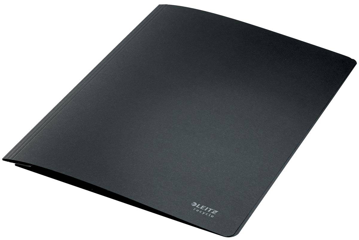 Leitz Recycle snelhechtmap, ft A4, 100 % gerecycleerde karton,  zwart