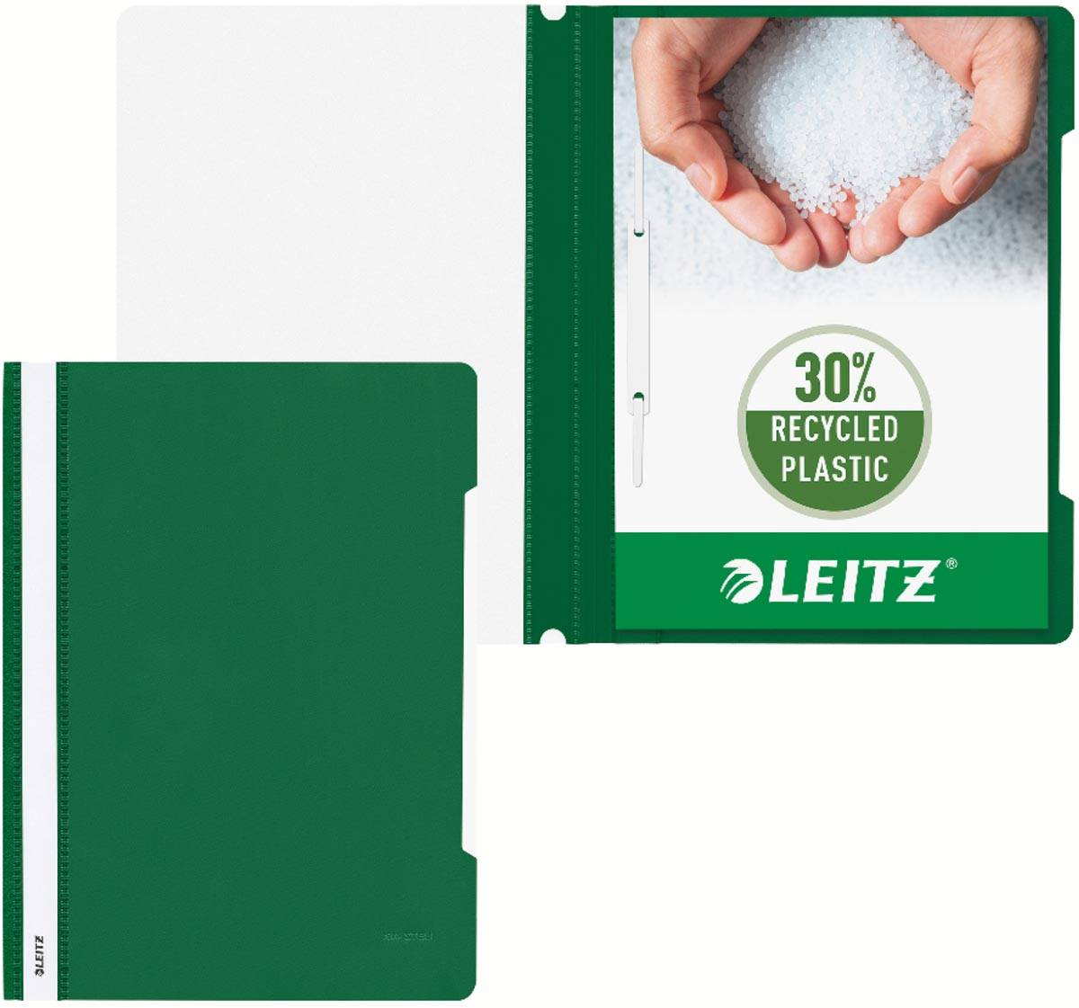 Leitz Snelhechtmap groen, ft A4