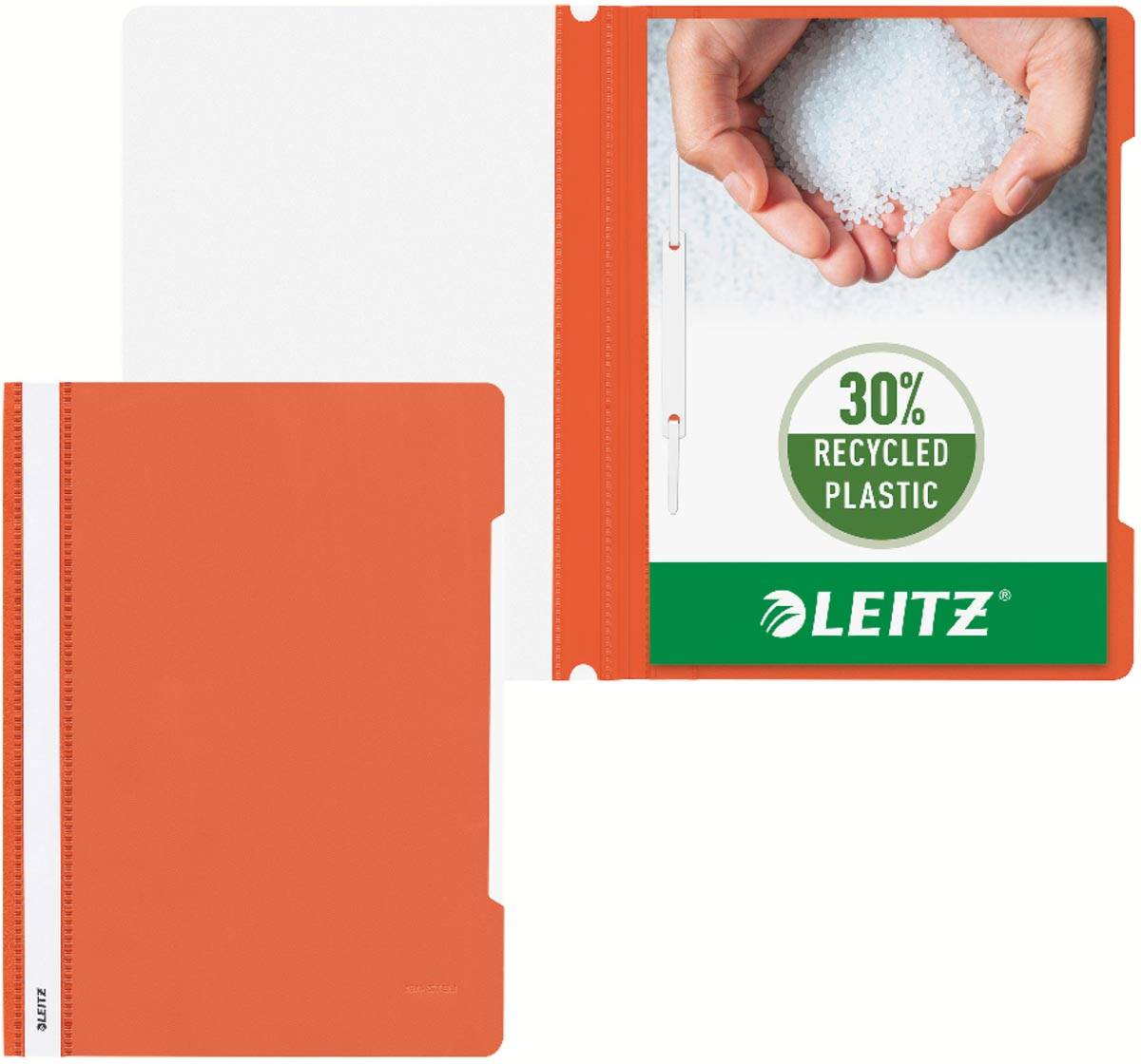 Leitz Snelhechtmap oranje, ft A4