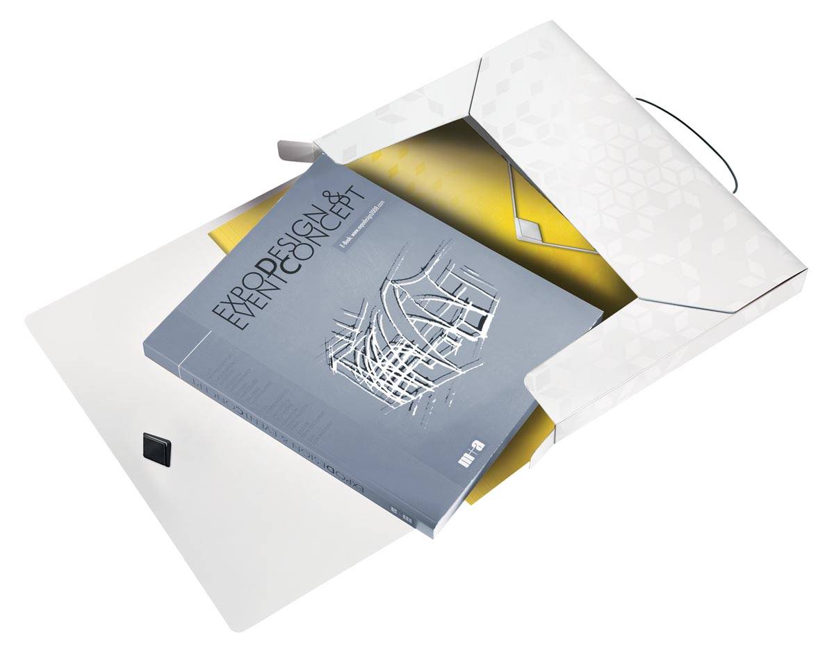 Leitz WOW elastobox ft A4, wit