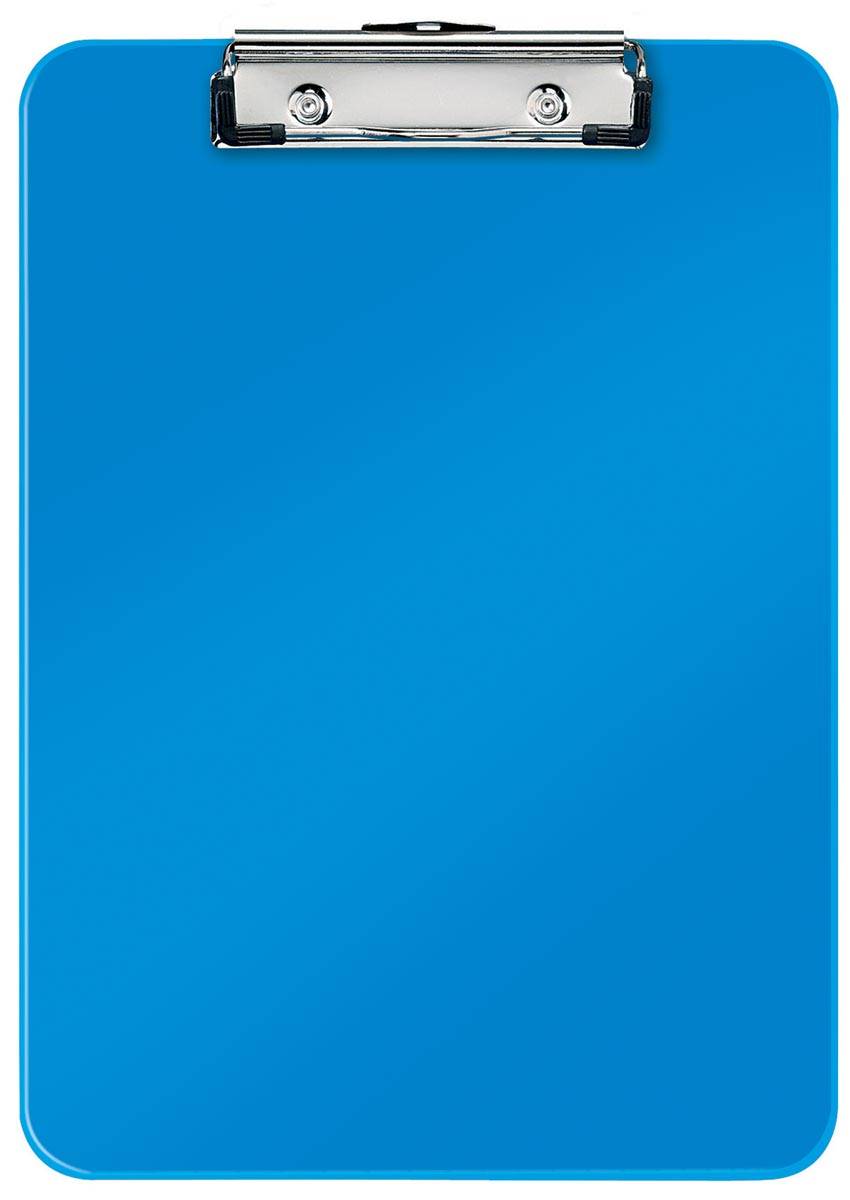 Leitz WOW klemplaat, ft A4, blauw