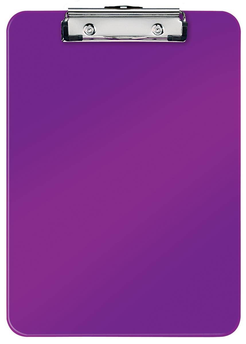 Leitz WOW klemplaat, ft A4, paars