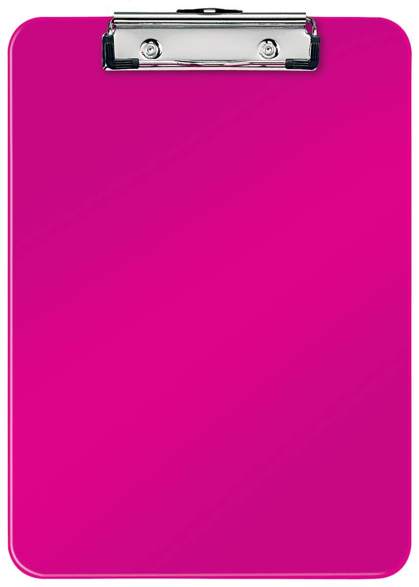 Leitz WOW klemplaat, ft A4, roze