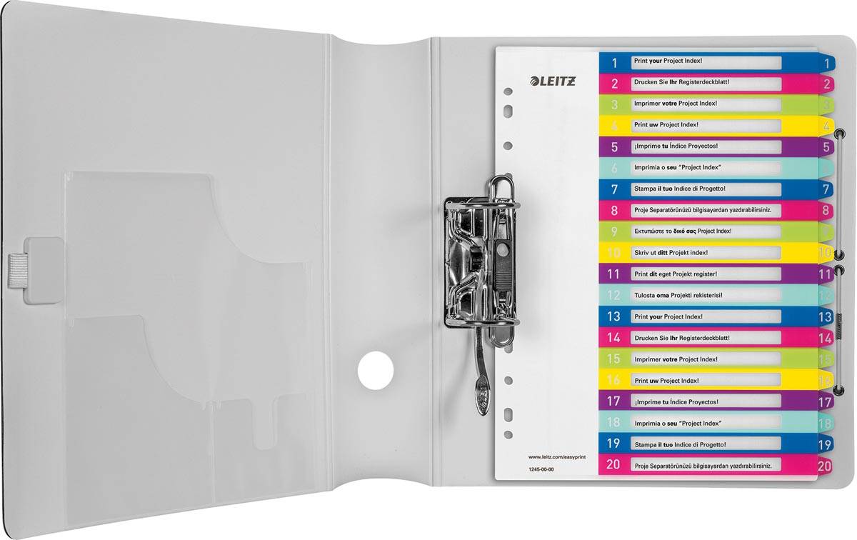 Leitz WOW printbare index, 20 tabs