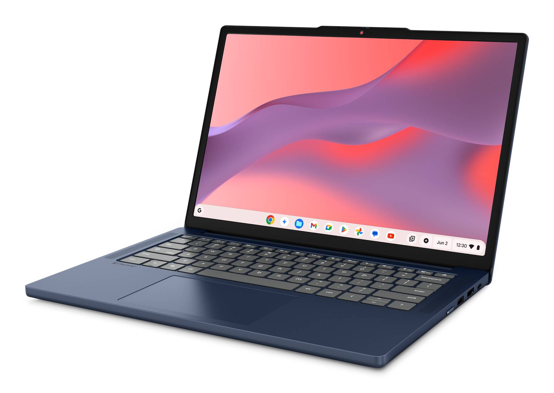 Lenovo Chrome 15M8910 MediaTek Kompanio 540 Chromebook 38,9 cm (15.3") WUXGA 8 GB LPDDR5x-SDRAM 128 GB UFS Wi-Fi 6E (802.11ax) ChromeOS Belgisch Blauw