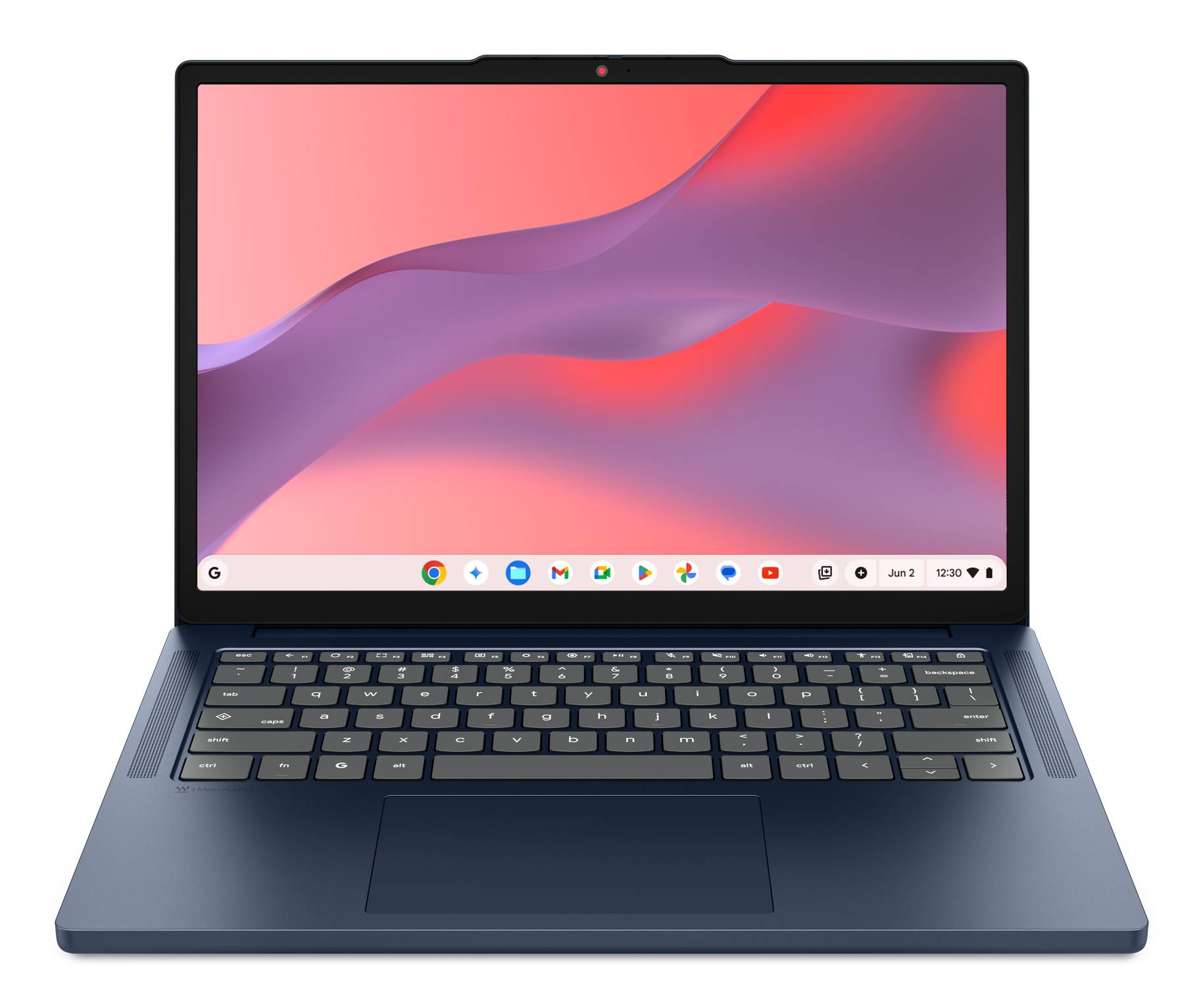 Lenovo Chrome 15M8910 MediaTek Kompanio 540 Chromebook 38,9 cm (15.3") WUXGA 8 GB LPDDR5x-SDRAM 128 GB UFS Wi-Fi 6E (802.11ax) ChromeOS Belgisch Blauw