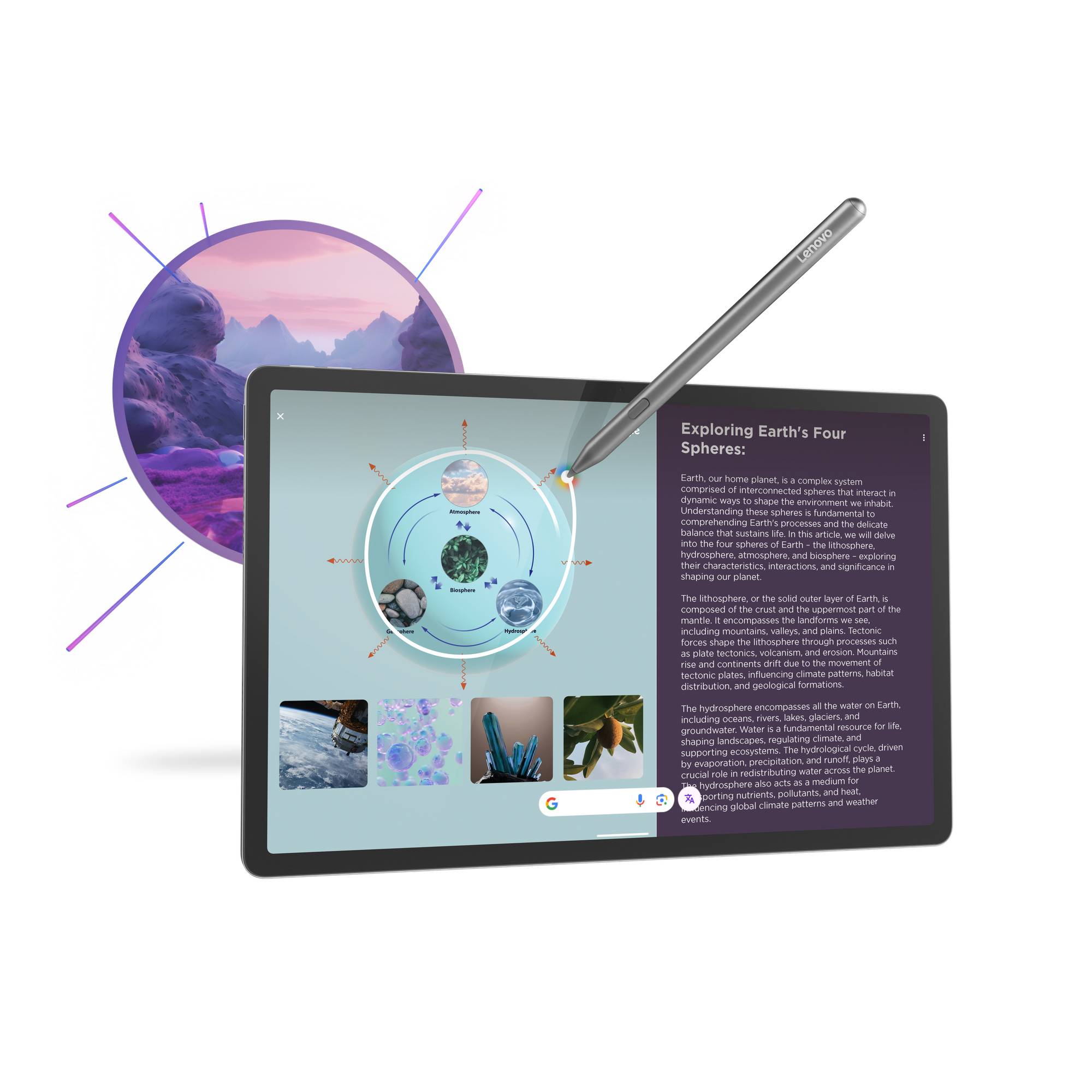 Lenovo Idea Tab Pro 12,7 inch 256GB Wifi Grijs Mat Scherm met Stylus