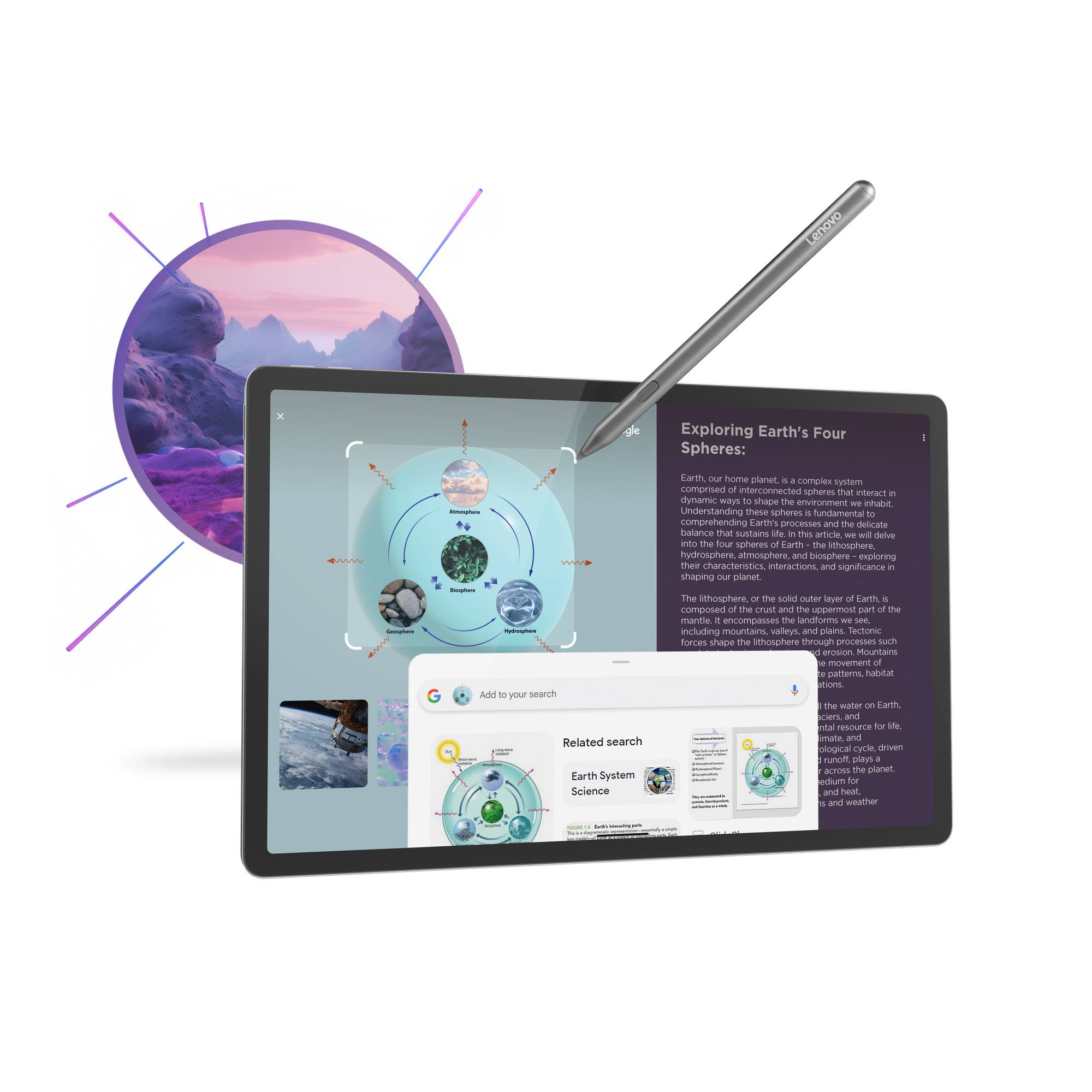 Lenovo Idea Tab Pro 12,7 inch 256GB Wifi Grijs Mat Scherm met Stylus