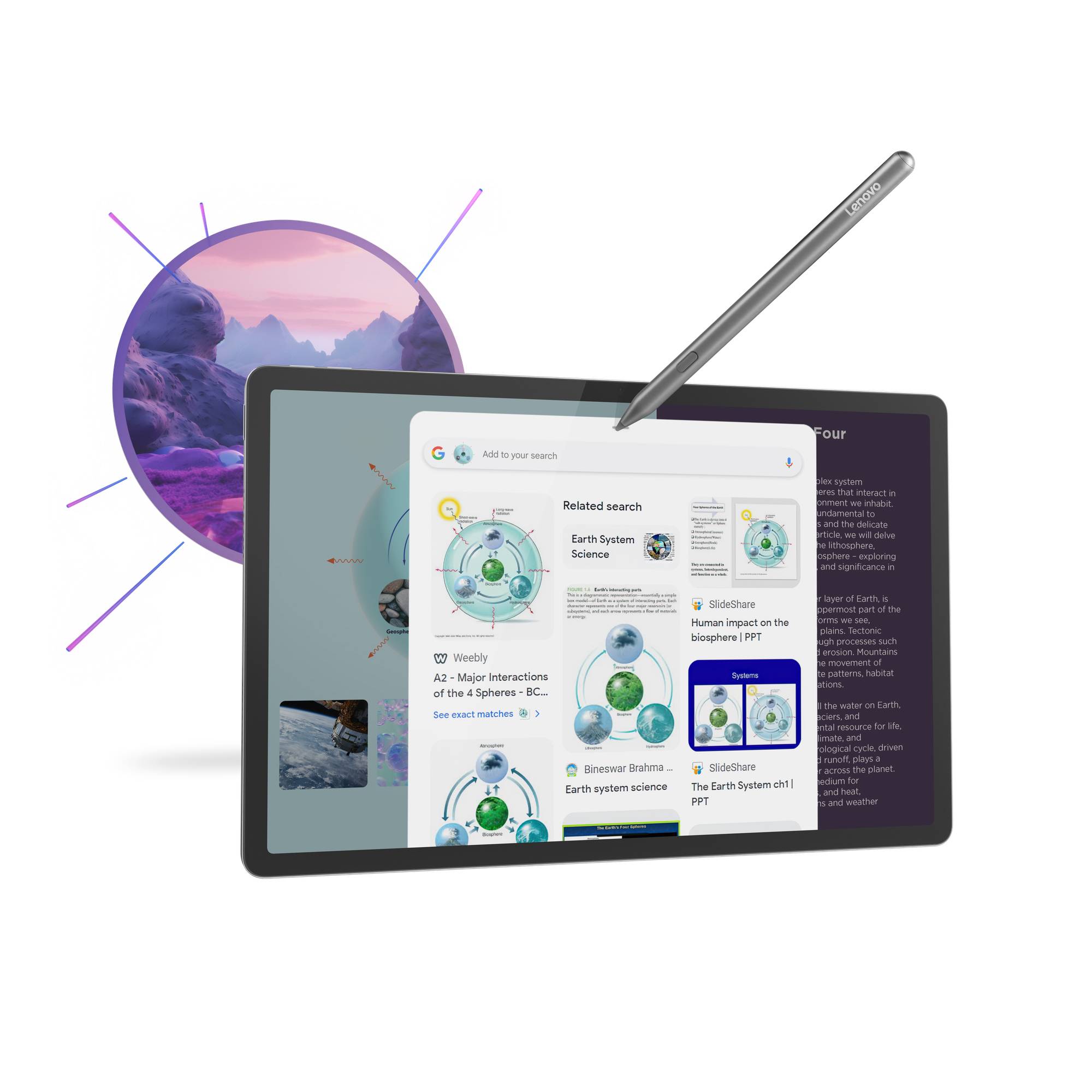 Lenovo Idea Tab Pro 12,7 inch 256GB Wifi Grijs Mat Scherm met Stylus