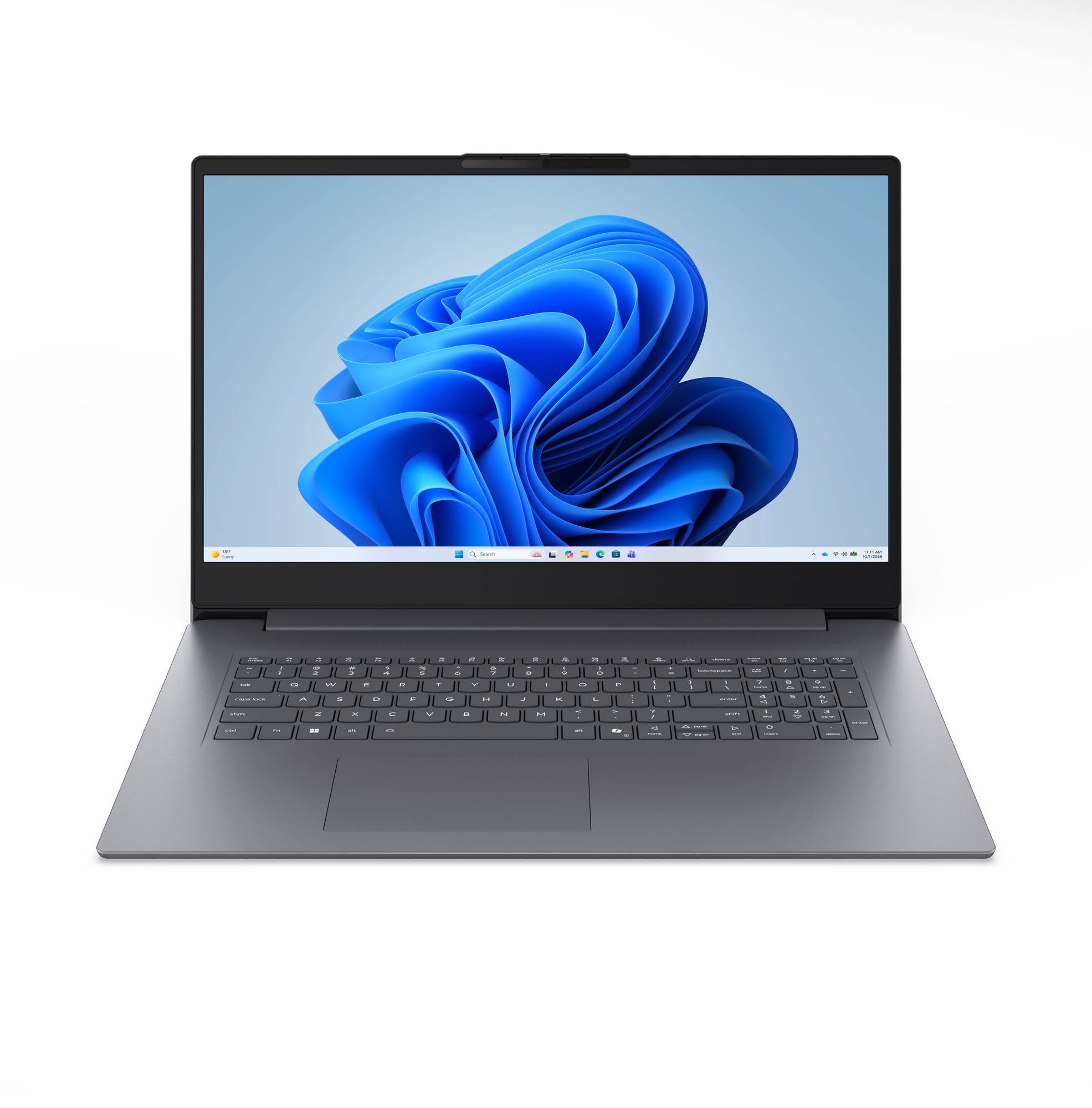 Lenovo IdeaPad Slim 3 17IWC11 Intel Core 5 320 Laptop 43,9 cm (17.3") Full HD 16 GB DDR5-SDRAM 512 GB SSD Wi-Fi 6 (802.11ax) Windows 11 Home Grijs Belgisch