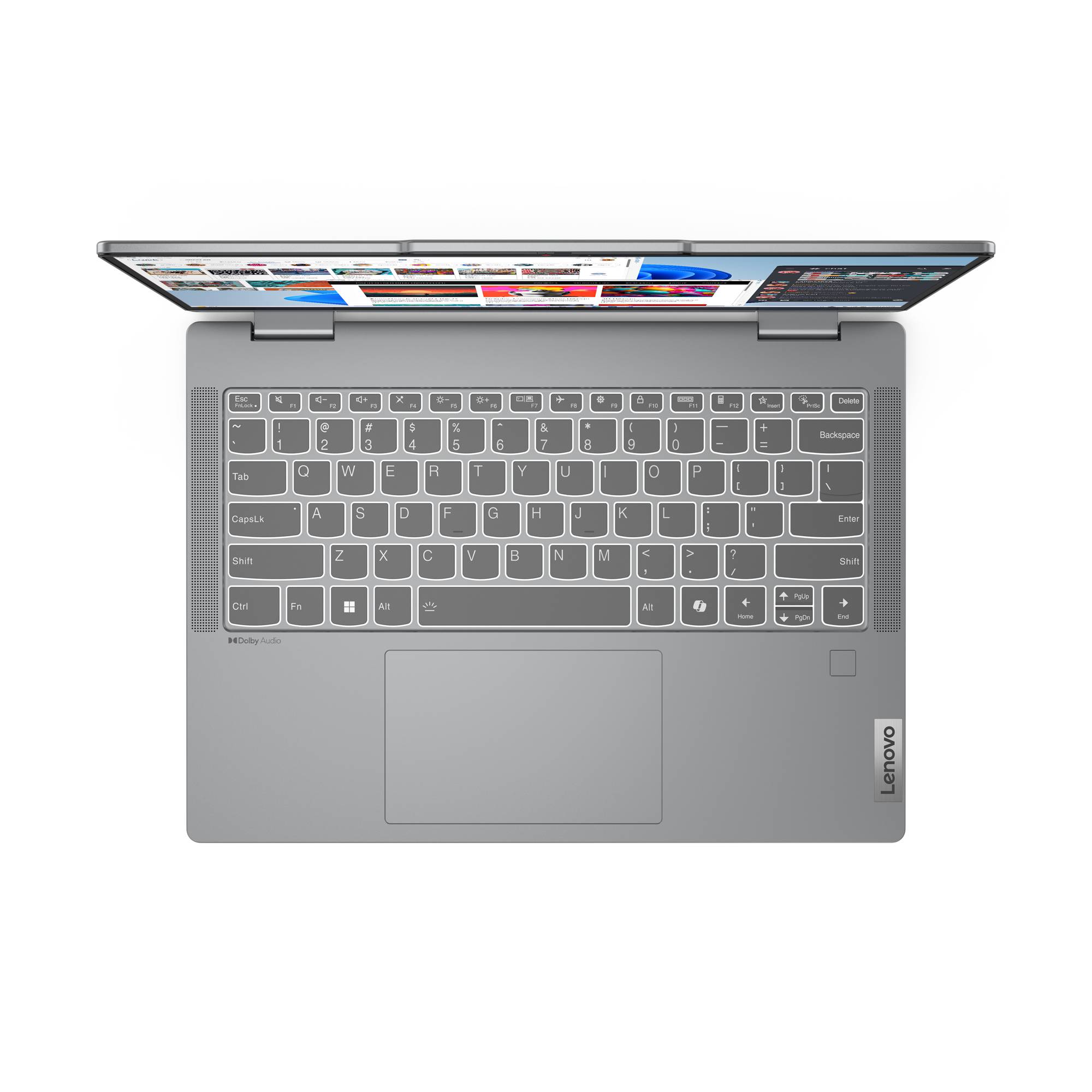 Lenovo IdeaPad 5 2-in-1 Intel® Core™ i5 i5-13420H Hybride (2-in-1) 35,6 cm (14") Touchscreen WUXGA 16 GB LPDDR5x-SDRAM 512 GB SSD Wi-Fi 6 (802.11ax) Windows 11 Home Grijs