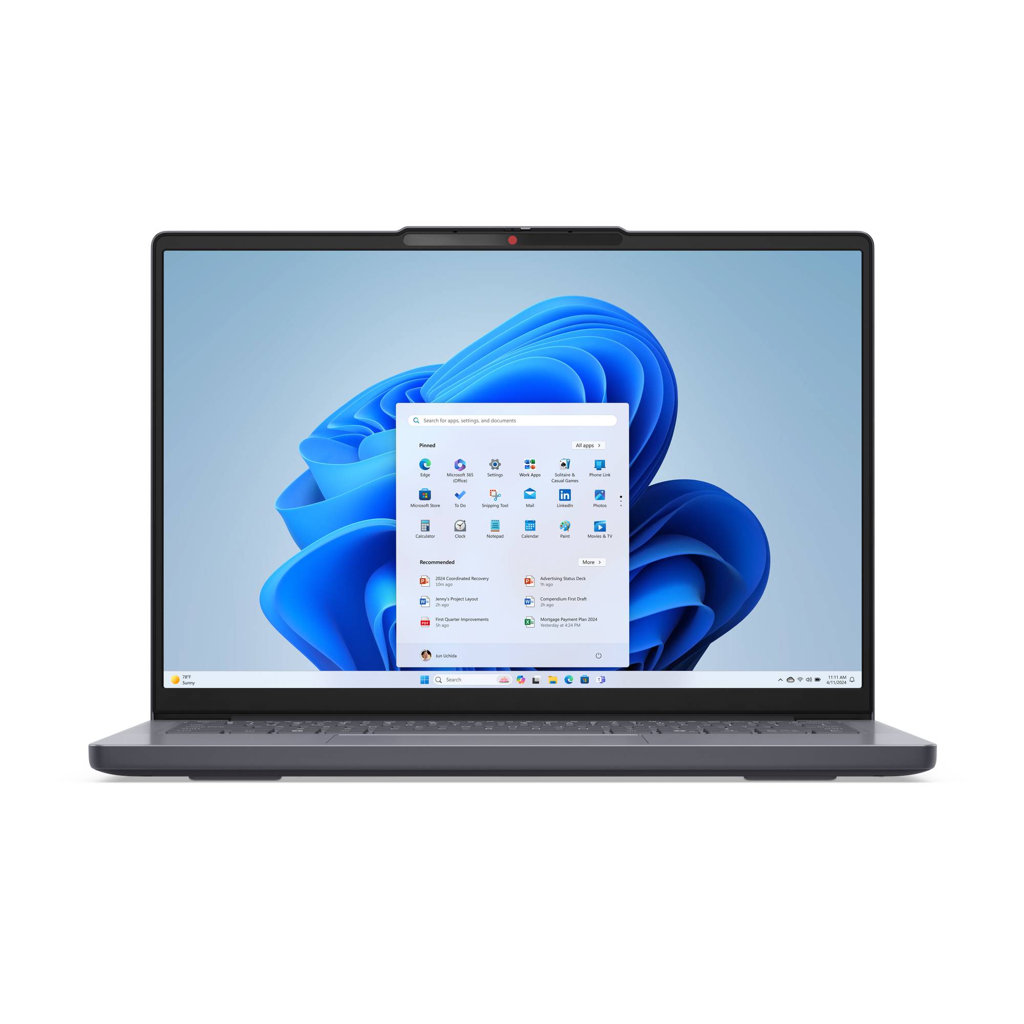 Lenovo IdeaPad Slim 3 14AHP10 AMD Ryzen™ 7 8840HS Laptop 35,6 cm (14") WUXGA 16 GB DDR5-SDRAM 1 TB SSD Wi-Fi 6 (802.11ax) Windows 11 Home Grijs Engels