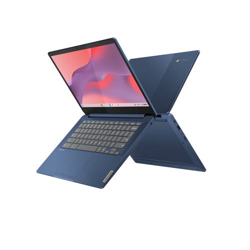 Lenovo IdeaPad Slim 3 Chrome 14M868 MediaTek Kompanio 520 Chromebook 35,6 cm (14") Full HD 8 GB LPDDR4x-SDRAM 128 GB eMMC Wi-Fi 6 (802.11ax) ChromeOS Engels Blauw