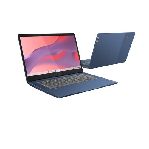 Lenovo IdeaPad Slim 3 Chrome 14M868 MediaTek Kompanio 520 Chromebook 35,6 cm (14") Full HD 8 GB LPDDR4x-SDRAM 128 GB eMMC Wi-Fi 6 (802.11ax) ChromeOS Engels Blauw