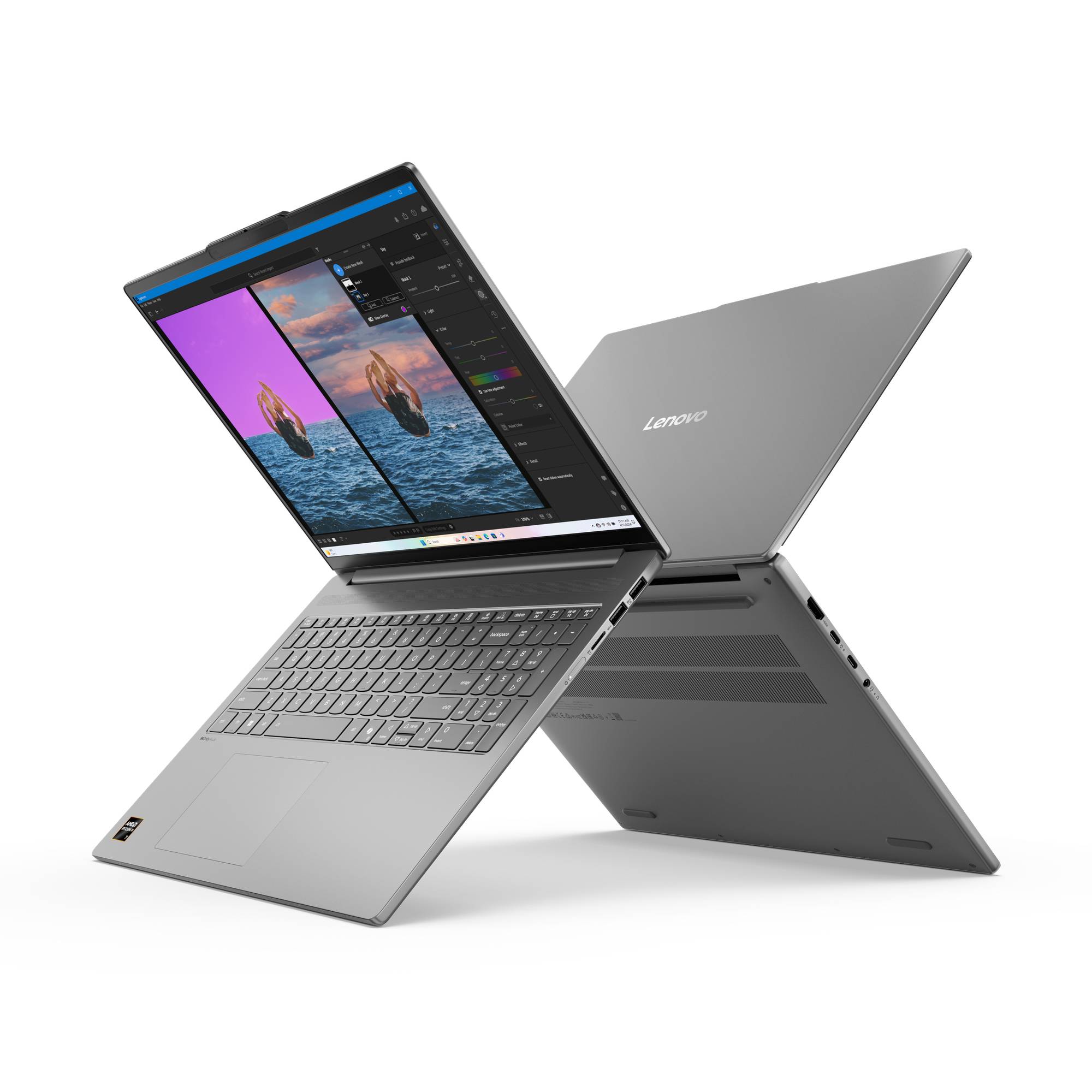 Lenovo IdeaPad Slim 5 AMD Ryzen™ 7 8845HS Laptop 40,6 cm (16") WUXGA 16 GB DDR5-SDRAM 512 GB SSD Wi-Fi 6 (802.11ax) Windows 11 Home Engels Grijs