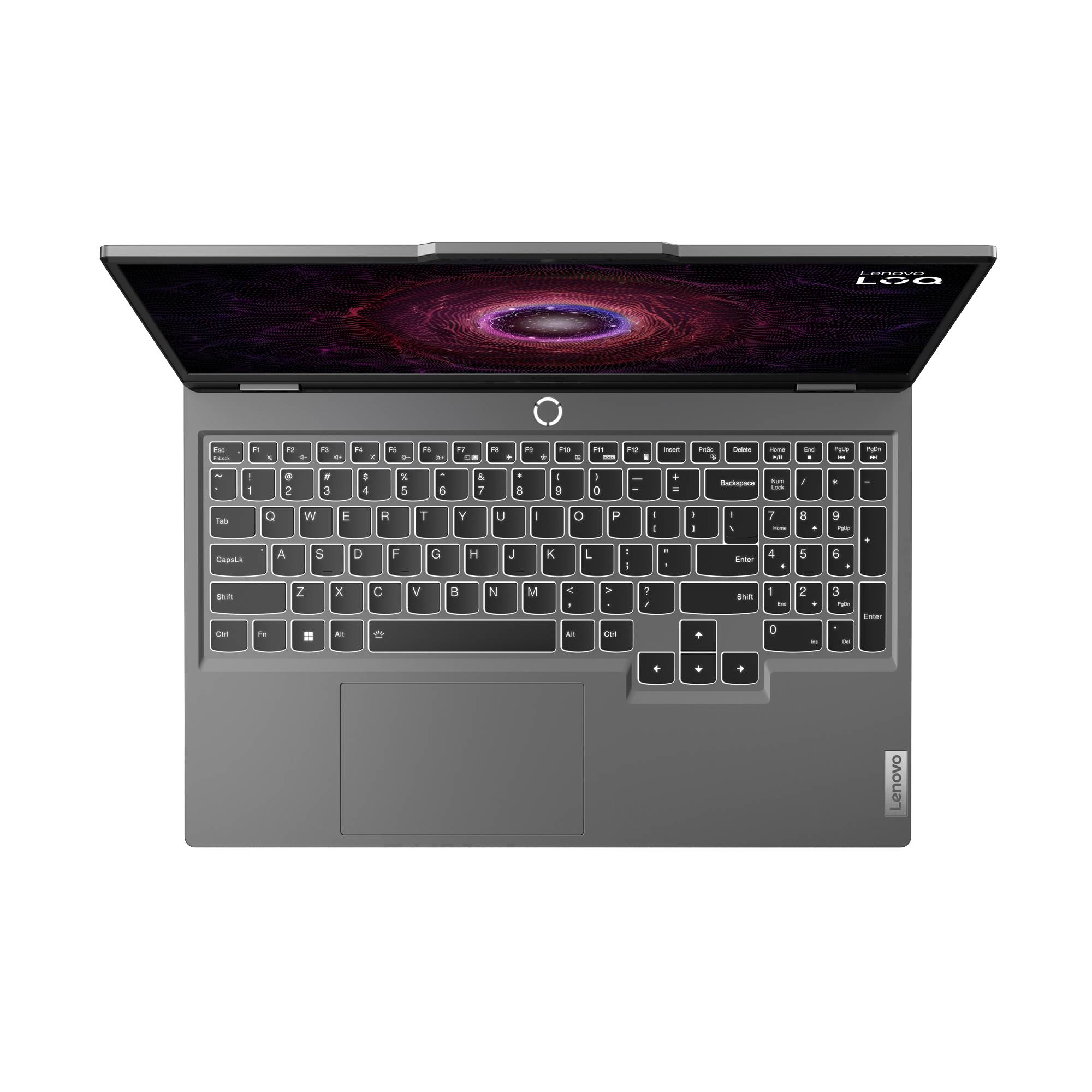 Lenovo LOQ 15ARP9 AMD Ryzen™ 7 7435HS Laptop 39,6 cm (15.6") Full HD 16 GB DDR5-SDRAM 512 GB SSD NVIDIA GeForce RTX 4050 Wi-Fi 6 (802.11ax) Windows 11 Home Grijs