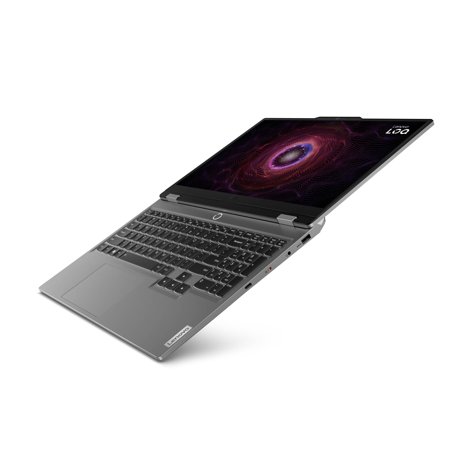 Lenovo LOQ 15ARP9 AMD Ryzen™ 7 7435HS Laptop 39,6 cm (15.6") Full HD 16 GB DDR5-SDRAM 512 GB SSD NVIDIA GeForce RTX 4050 Wi-Fi 6 (802.11ax) Windows 11 Home Grijs