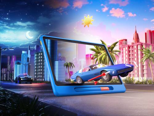 Lenovo Tab 64GB Wifi Grijs met Kids Cover en Stylus