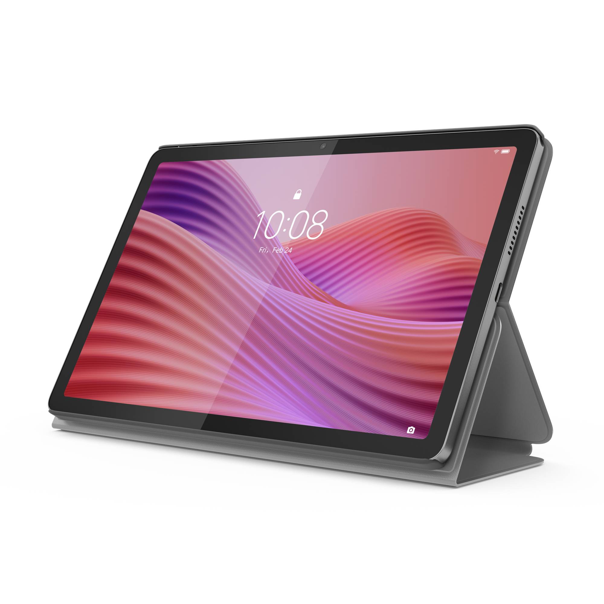 Lenovo Tab 64GB Wifi Grijs met Book Case