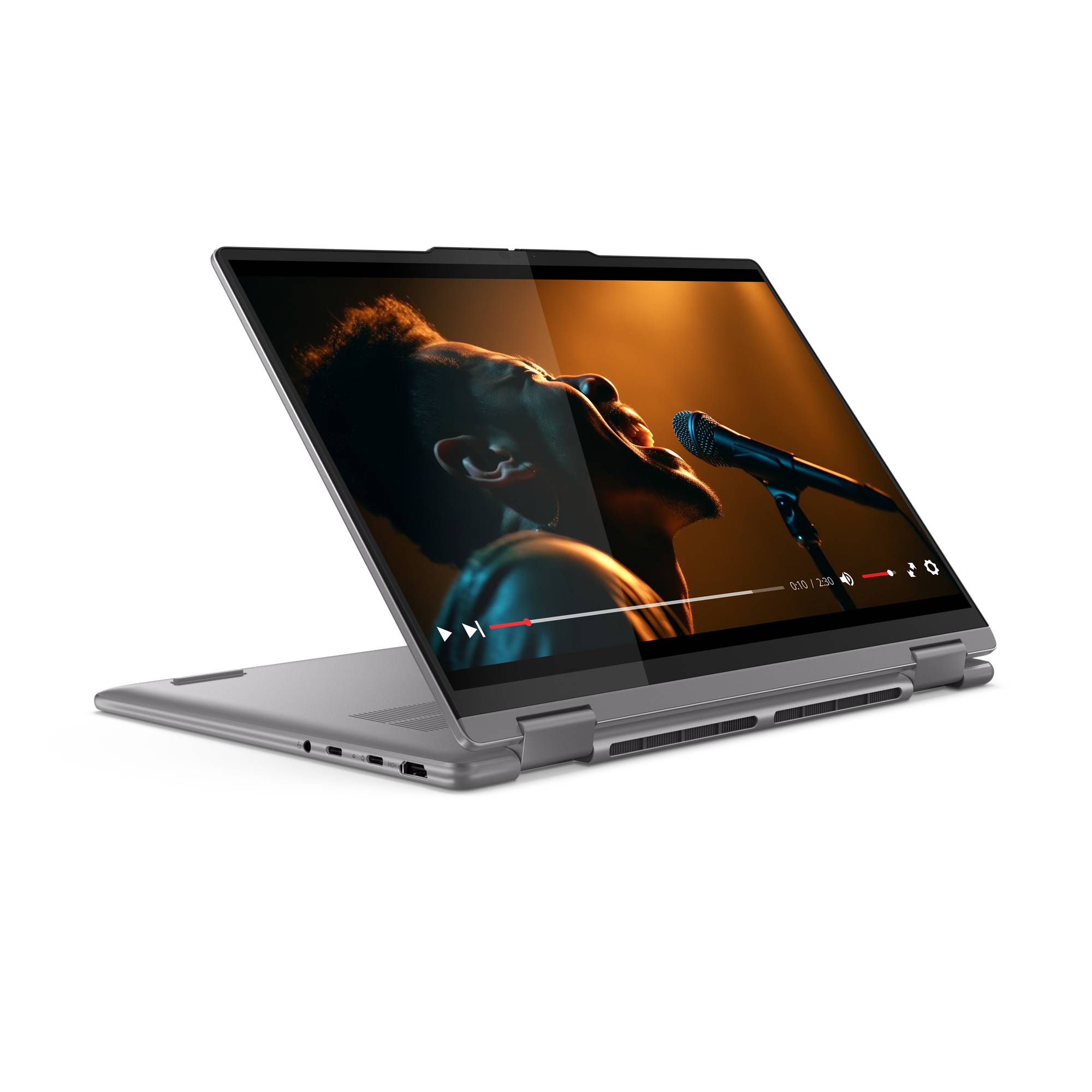 Lenovo Yoga 7 2-in-1 AMD Ryzen™ 7 8840HS Hybride (2-in-1) 35,6 cm (14") Touchscreen WUXGA 16 GB LPDDR5x-SDRAM 1 TB SSD Wi-Fi 6E (802.11ax) Windows 11 Home Grijs