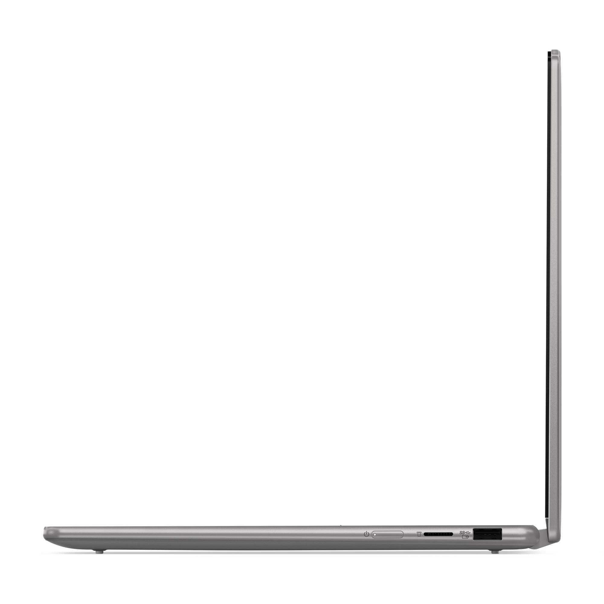 Lenovo Yoga 7 2-in-1 AMD Ryzen™ 7 8840HS Hybride (2-in-1) 35,6 cm (14") Touchscreen WUXGA 16 GB LPDDR5x-SDRAM 1 TB SSD Wi-Fi 6E (802.11ax) Windows 11 Home Grijs