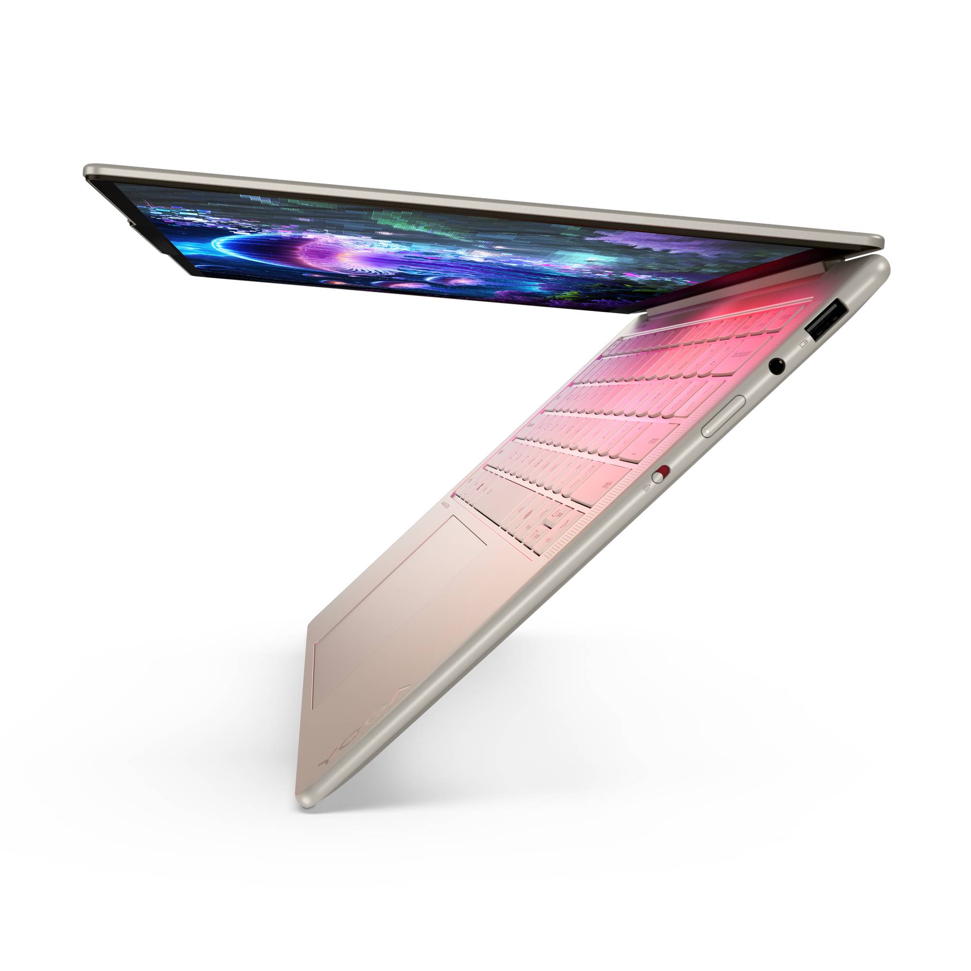 Lenovo Yoga Slim 7 14ILL10 Copilot+ PC Intel Core Ultra 5 226V Laptop 35,6 cm (14") WUXGA 16 GB LPDDR5x-SDRAM 512 GB SSD Wi-Fi 7 (802.11be) Windows 11 Home Schelp (kleur) Engels
