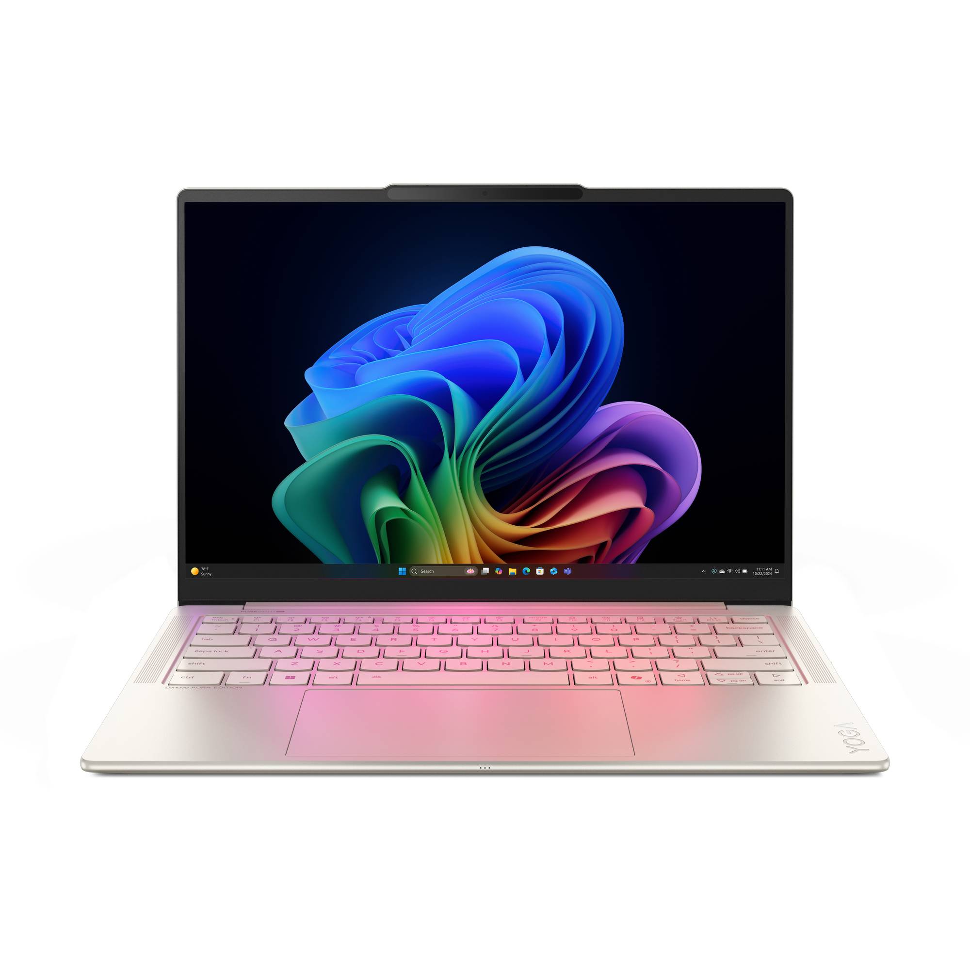 Lenovo Yoga Slim 7 14ILL10 Copilot+ PC Intel Core Ultra 5 226V Laptop 35,6 cm (14") WUXGA 16 GB LPDDR5x-SDRAM 512 GB SSD Wi-Fi 7 (802.11be) Windows 11 Home Schelp (kleur) Engels