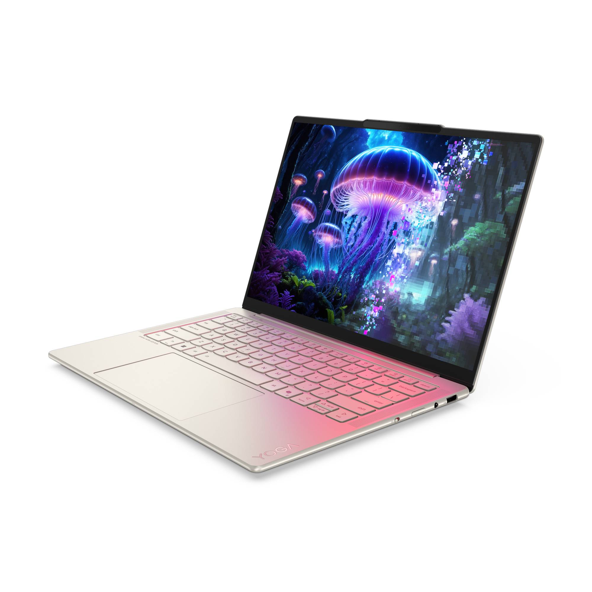 Lenovo Yoga Slim 7 14ILL10 Copilot+ PC Intel Core Ultra 5 226V Laptop 35,6 cm (14") WUXGA 16 GB LPDDR5x-SDRAM 512 GB SSD Wi-Fi 7 (802.11be) Windows 11 Home Schelp (kleur) Engels