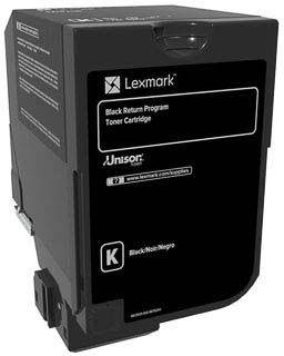 Lexmark Return Program toner CS72x, 3.000 pagina's, OEM 74C20K0, zwart