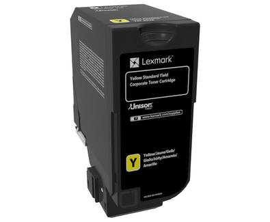 Lexmark 74C2SYE tonercartridge 1 stuk(s) Origineel Geel