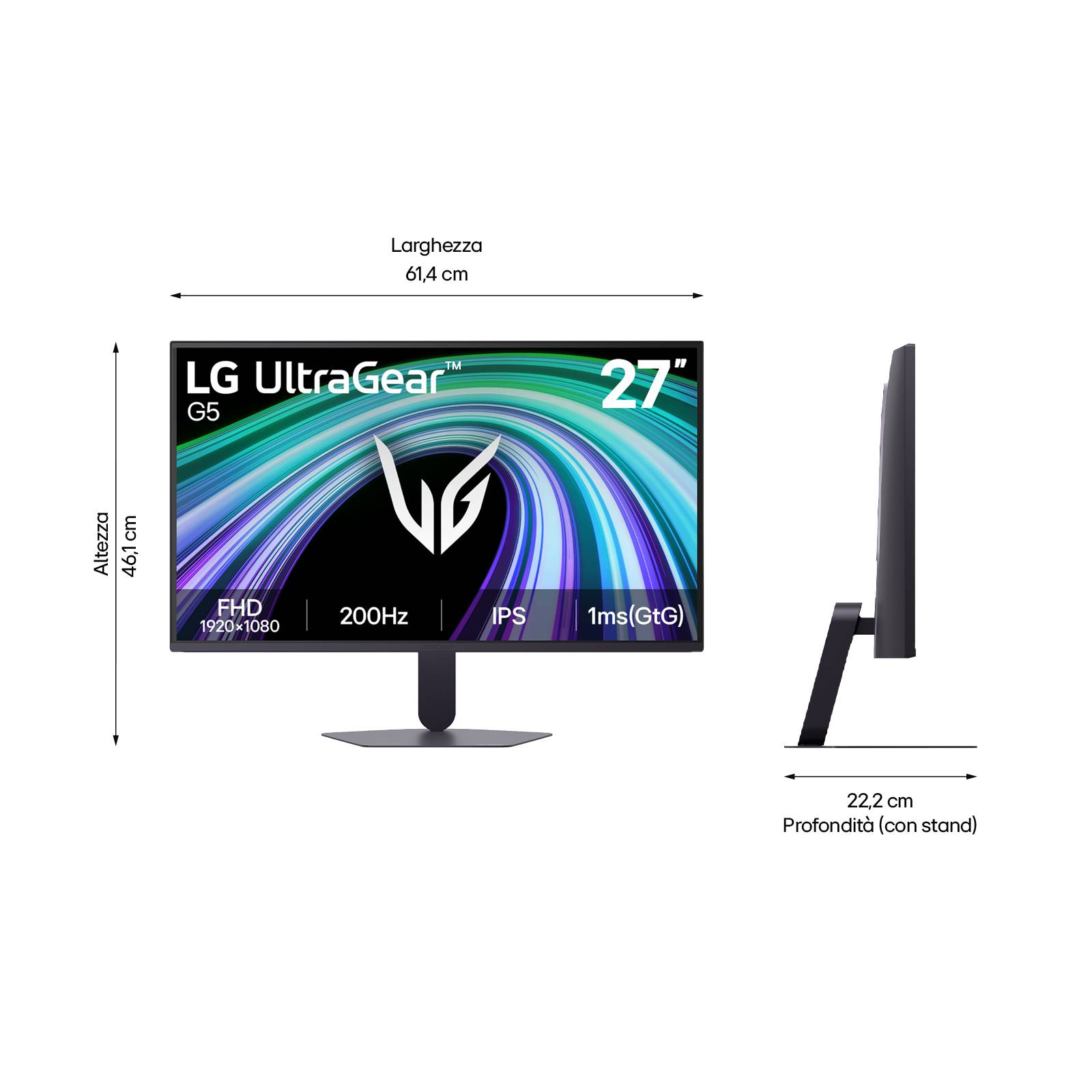 LG 27G523B-B computer monitor 68,6 cm (27") 1920 x 1080 Pixels Full HD LCD Zwart