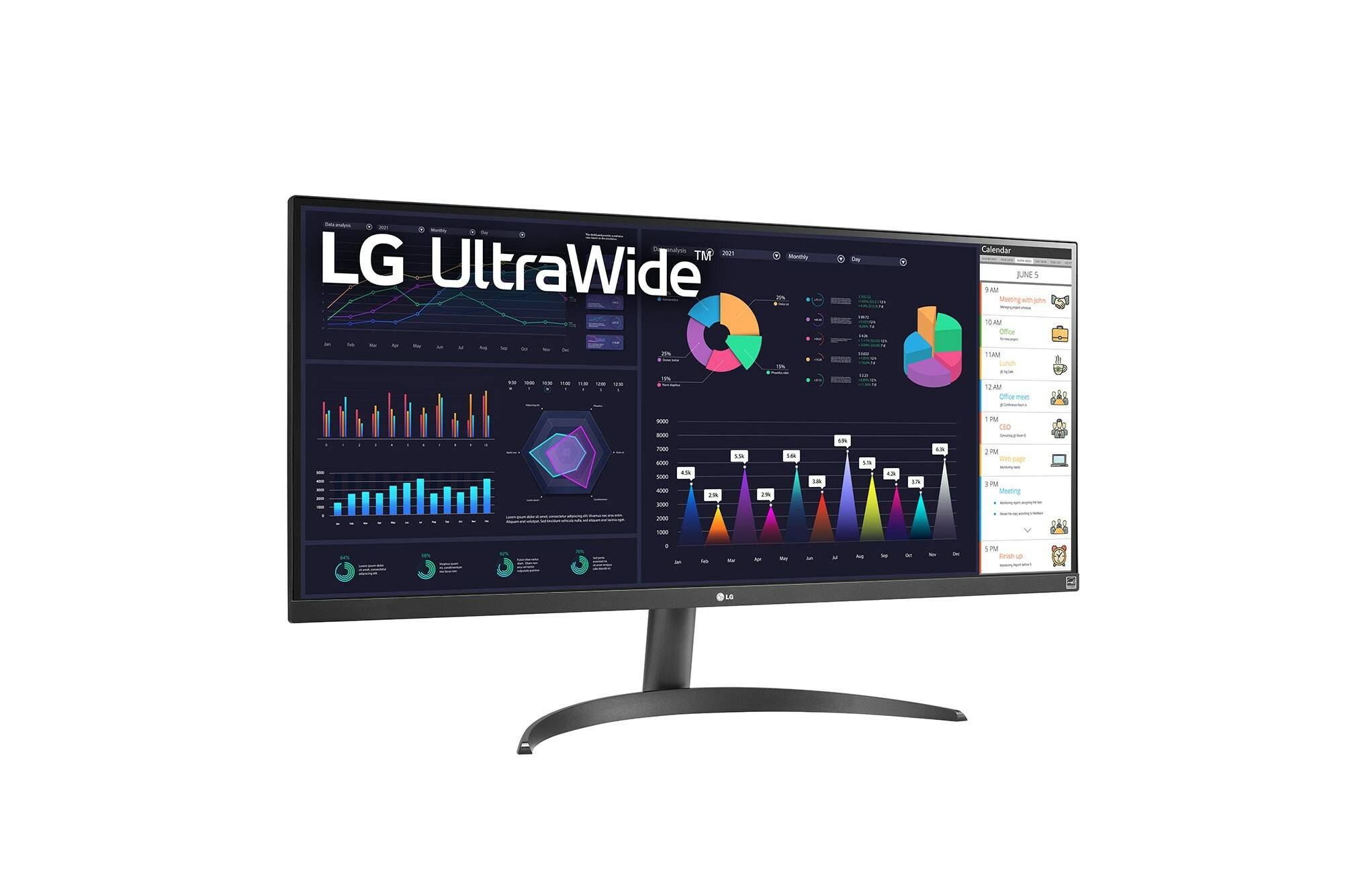 LG 34WQ500-B computer monitor 86,4 cm (34") 2560 x 1080 Pixels UltraWide Full HD LED Zwart