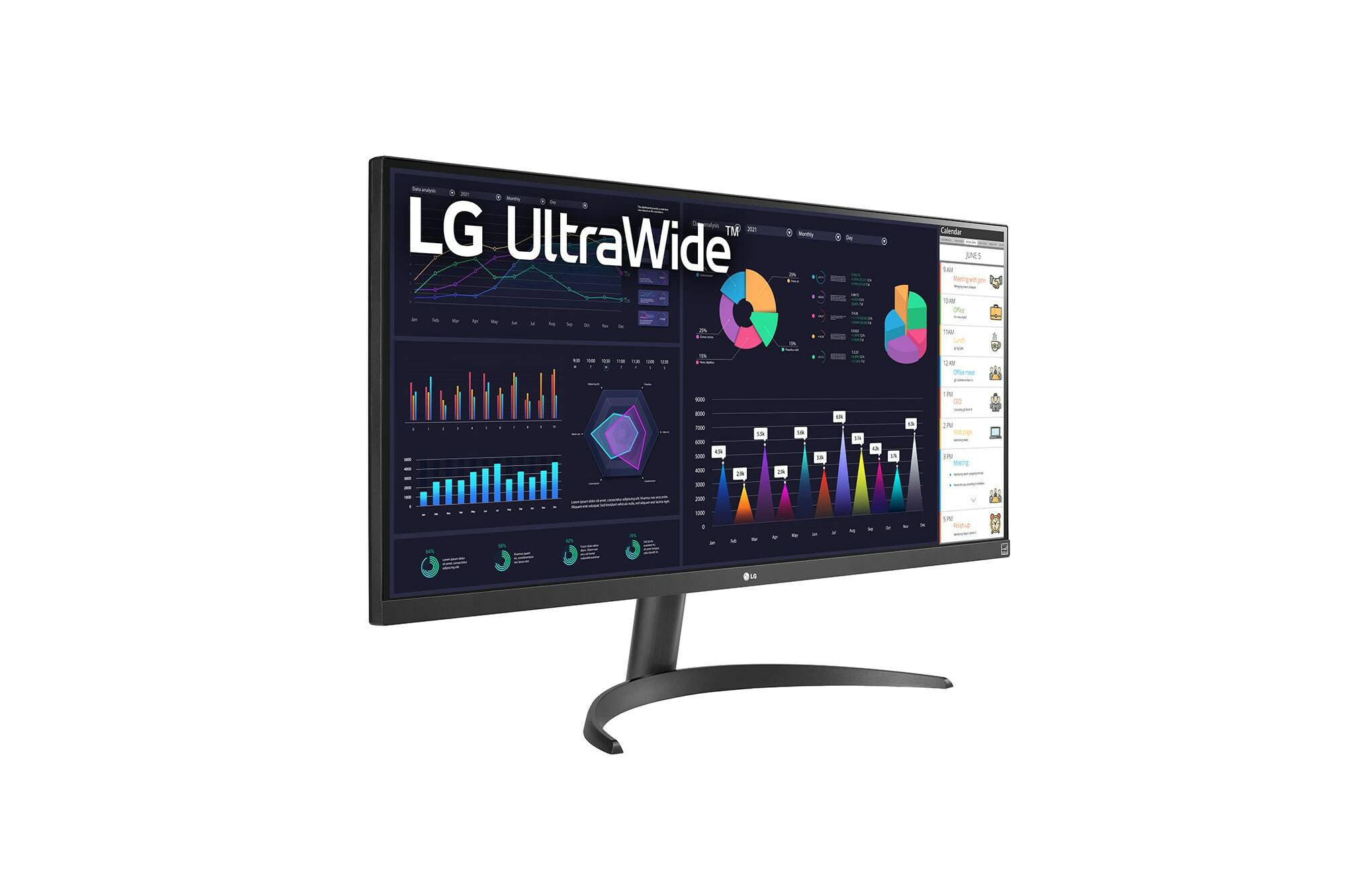 LG 34WQ500-B computer monitor 86,4 cm (34") 2560 x 1080 Pixels UltraWide Full HD LED Zwart
