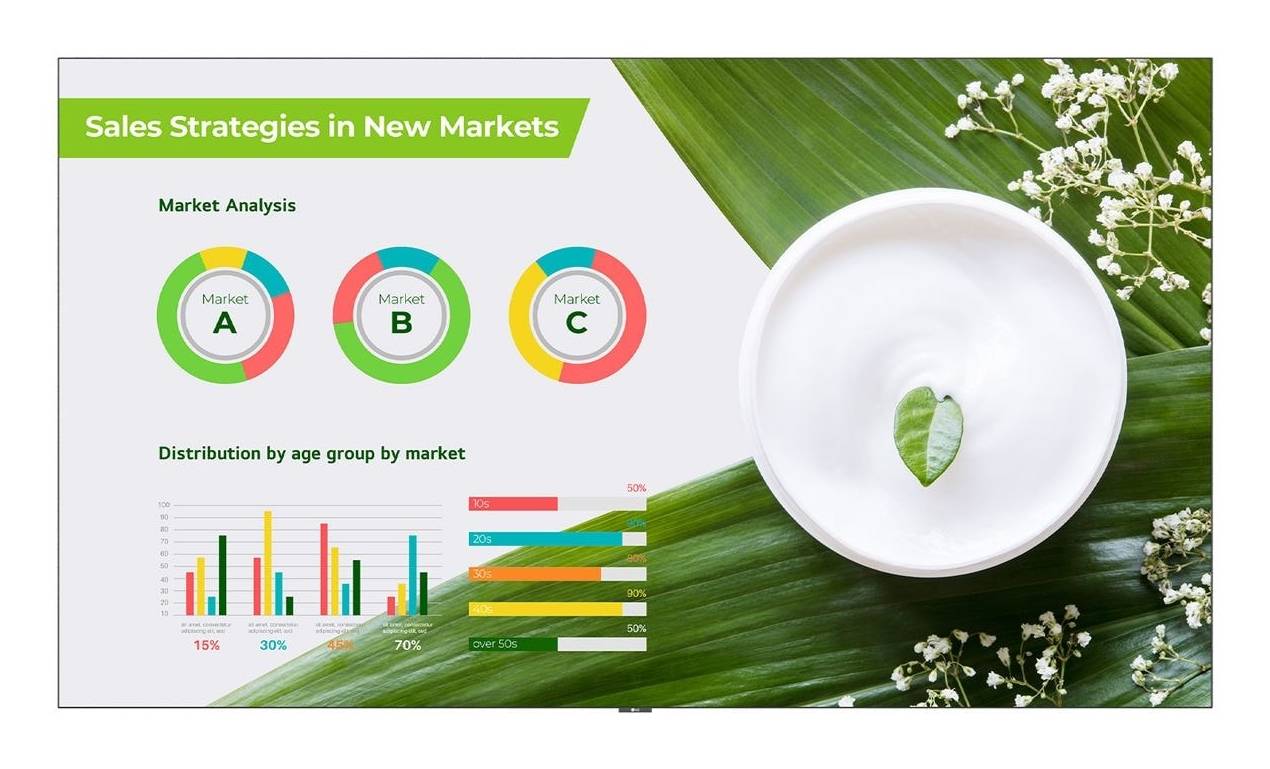 LG LAPA136-GF beeldkrant Digitale signage flatscreen 3,45 m (136") LED Wifi 500 cd/m² Full HD Zwart Type processor WebOS