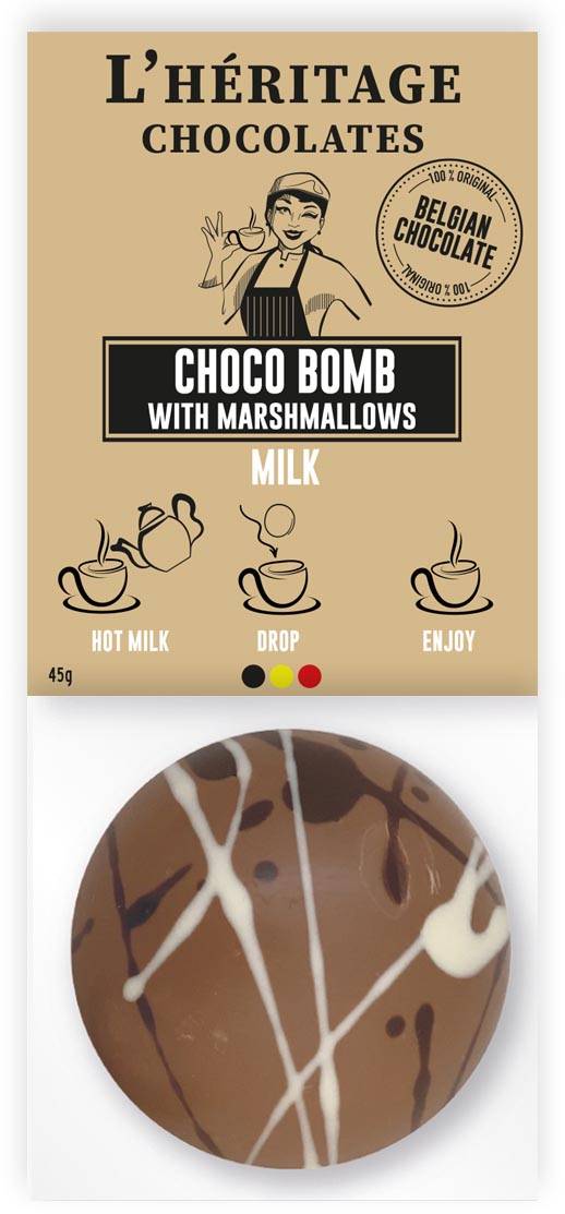 L'Héritage Chocolates choco bomb